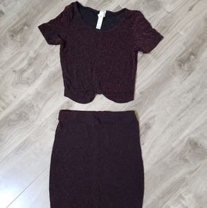 Matching Two-Piece Dress Set